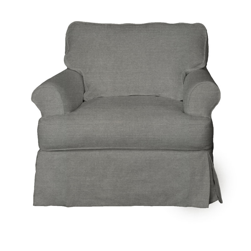 Beachcrest Home TCushion Armchair and Ottoman Slipcover & Reviews